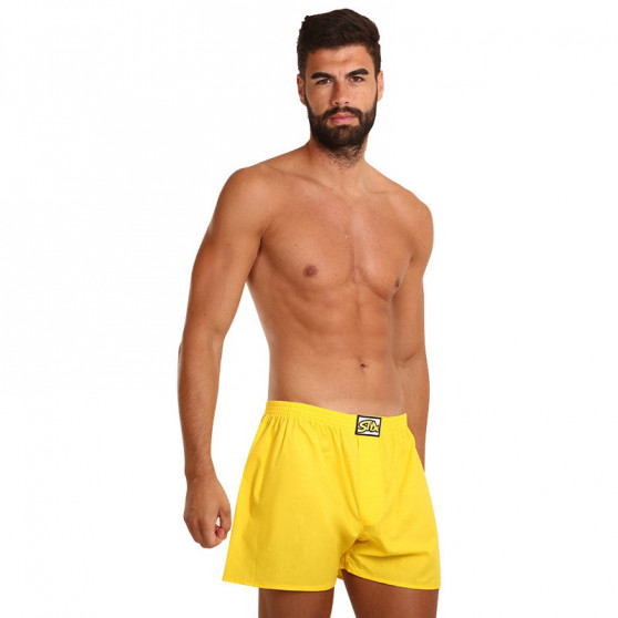 Boxershorts til mænd Styx klassisk gummi yellow (A1068)