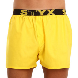 Boxershorts til mænd Styx sport elastik gul (B1068)