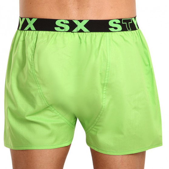 Boxershorts til mænd Styx sport gummi grøn (B1069)