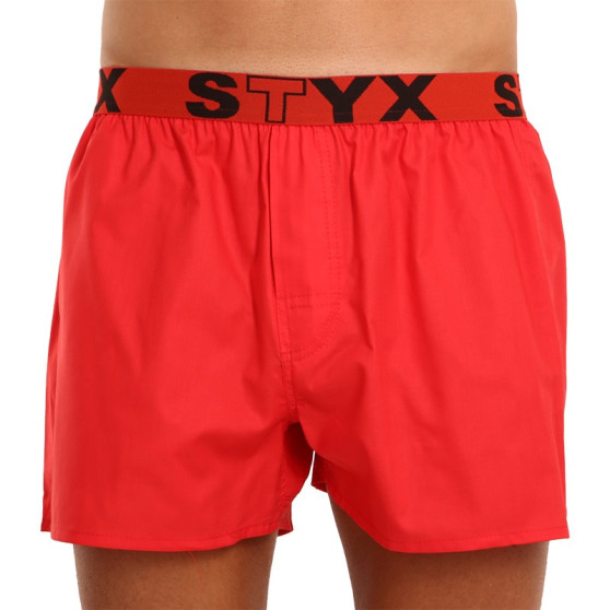 Boxershorts til mænd Styx sport gummi rød (B1064)