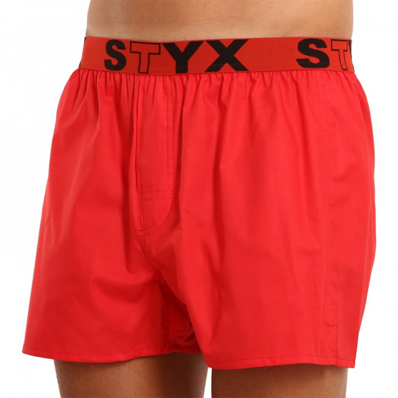 Boxershorts til mænd Styx sport gummi rød (B1064)