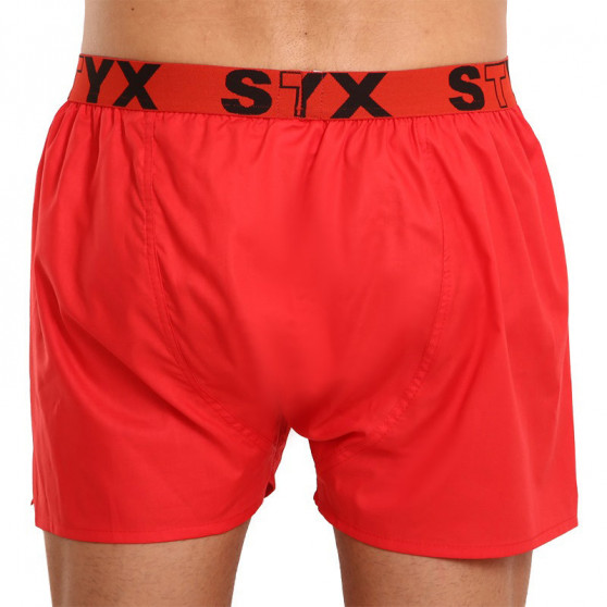 Boxershorts til mænd Styx sport gummi rød (B1064)