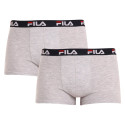 2PACK Boxershorts til mænd Fila grå (FU5142/2-400)