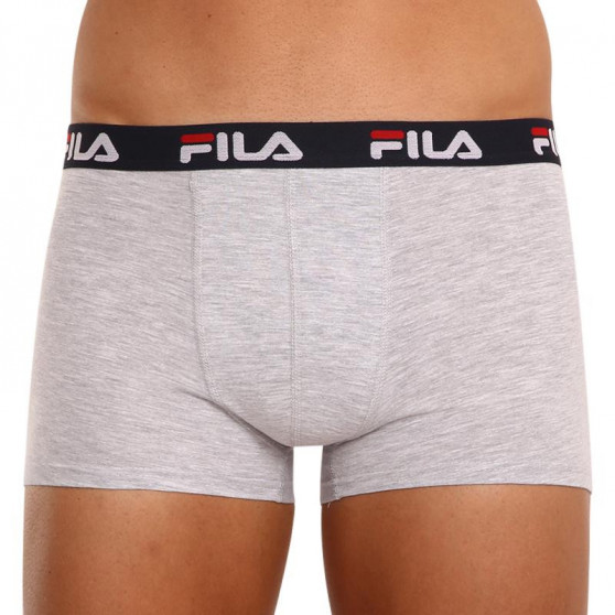 2PACK Boxershorts til mænd Fila grå (FU5142/2-400)