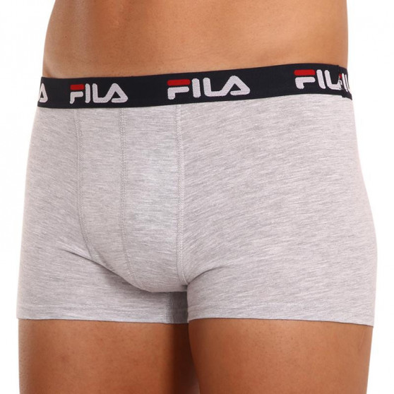 2PACK Boxershorts til mænd Fila grå (FU5142/2-400)