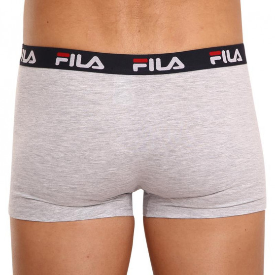 2PACK Boxershorts til mænd Fila grå (FU5142/2-400)