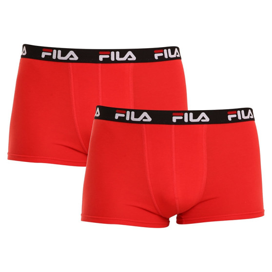 2PACK Boxershorts til mænd Fila rød (FU5141/2-118)