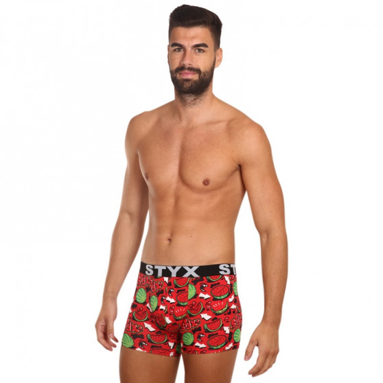 Boxershorts til mænd Styx lang kunst sport gummimeloner (U1459)