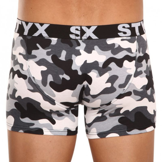 Boxershorts til mænd Styx long art sports gummi camouflage (U1457)