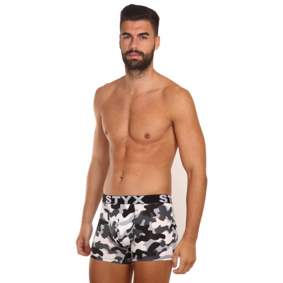 Boxershorts til mænd Styx long art sports gummi camouflage (U1457)