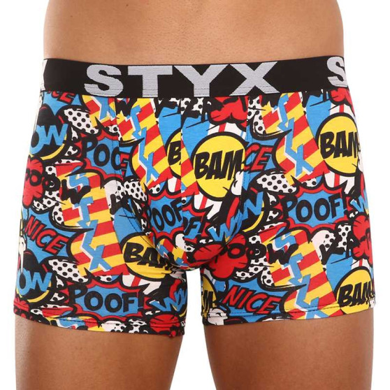 Boxershorts til mænd Styx long art sports gummi poof (U1153)