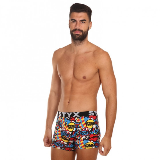 Boxershorts til mænd Styx long art sports gummi poof (U1153)