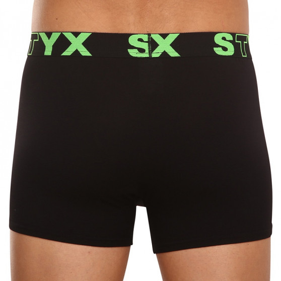 Boxershorts til mænd Styx sport elastik sort (G962)