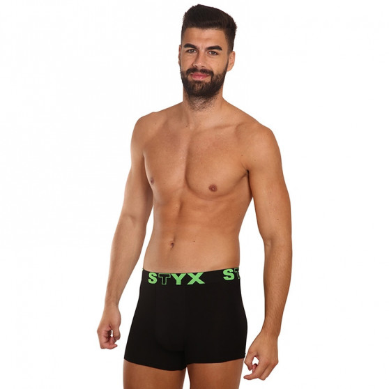 Boxershorts til mænd Styx sport elastik sort (G962)