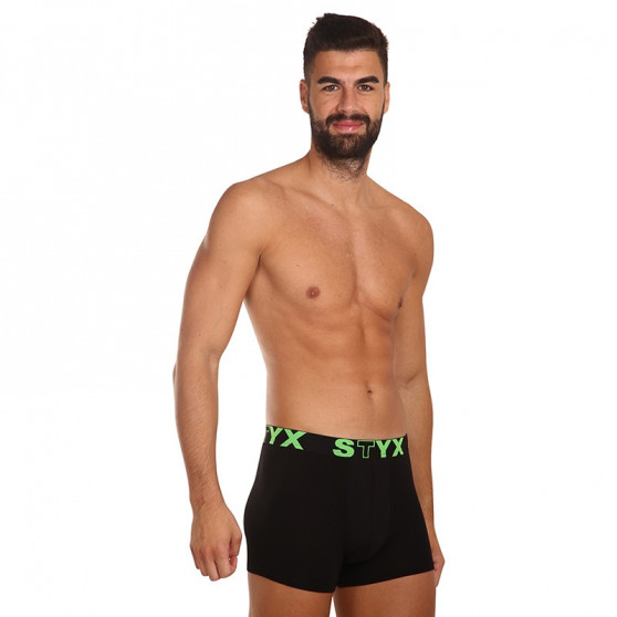 Boxershorts til mænd Styx sport elastik sort (G962)