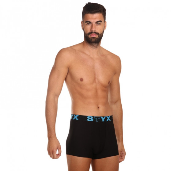 Boxershorts til mænd Styx sport elastik sort (G961)