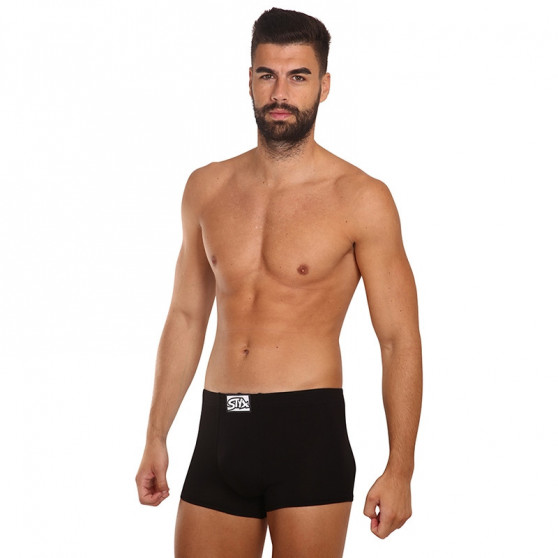 Boxershorts til mænd Styx classic elastic sort (Q960)