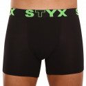 Boxershorts til mænd Styx lang sport gummi sort (U962)