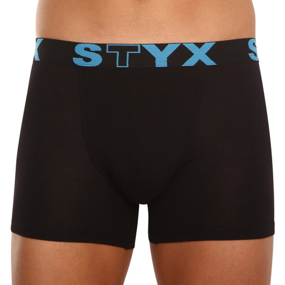 Boxershorts til mænd Styx lang sport gummi sort (U961)