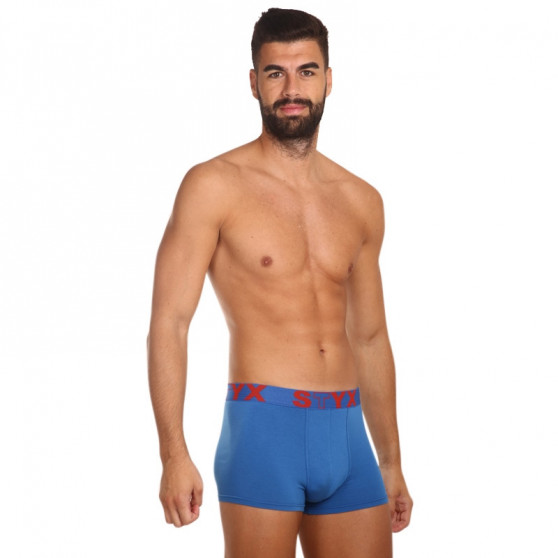 Boxershorts til mænd Styx sport gummi blå (G967)