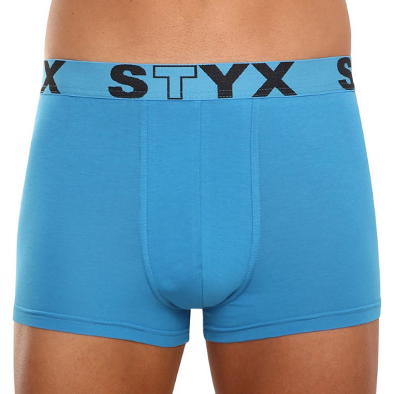 Boxershorts til mænd Styx sportselastik lyseblå (G969)