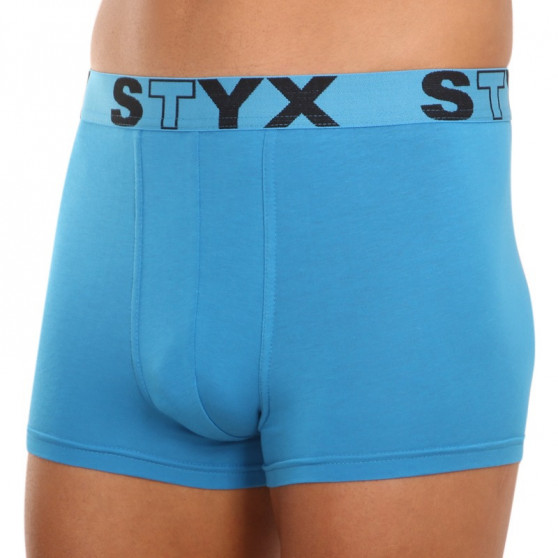 Boxershorts til mænd Styx sportselastik lyseblå (G969)