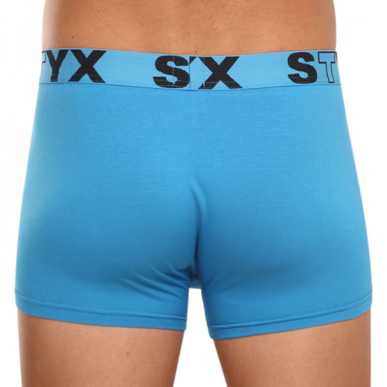 Boxershorts til mænd Styx sportselastik lyseblå (G969)