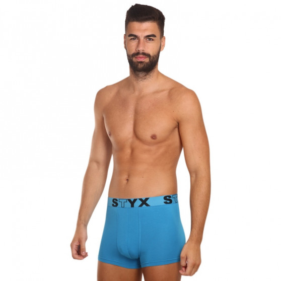 Boxershorts til mænd Styx sportselastik lyseblå (G969)