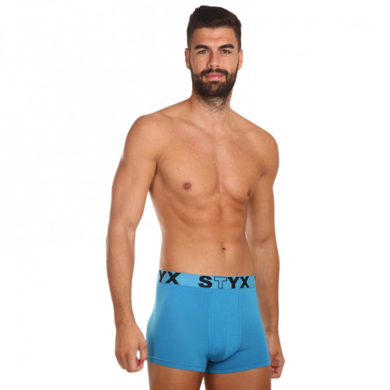 Boxershorts til mænd Styx sportselastik lyseblå (G969)