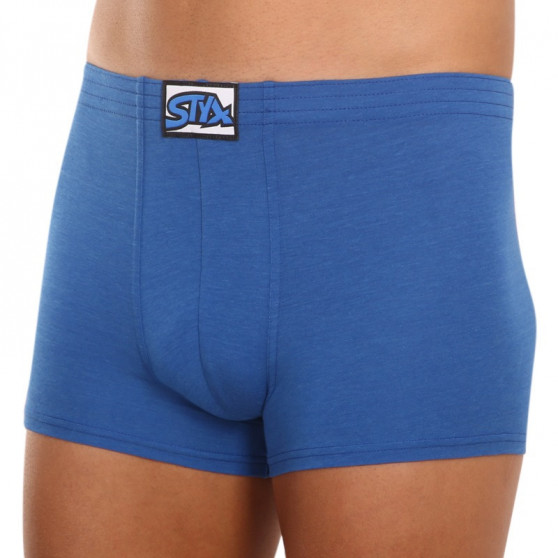 Boxershorts til mænd Styx classic elastic blue (Q967)