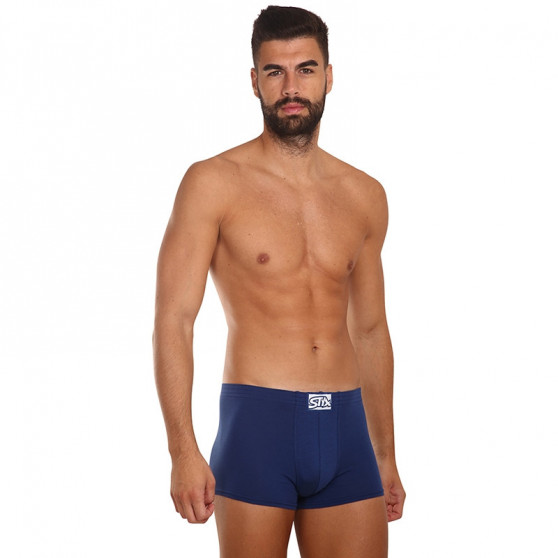 Boxershorts til mænd Styx classic elastic blue (Q968)