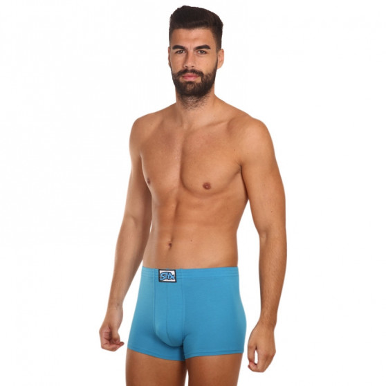 Boxershorts til mænd Styx classic elastic blue (Q969)