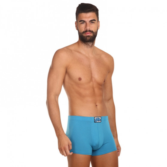 Boxershorts til mænd Styx classic elastic blue (Q969)