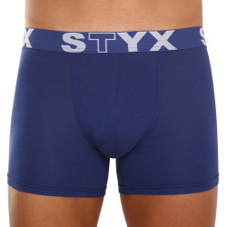 Boxershorts til mænd Styx lang sportselastik mørkeblå (U968)