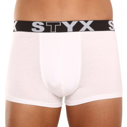 Boxershorts til mænd Styx sportselastik hvid (G1061)