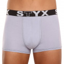 Boxershorts til mænd Styx sport gummi lysegrå (G1062)