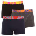 3PACK Boxershorts til mænd Jack and Jones flerfarvet (12151349)