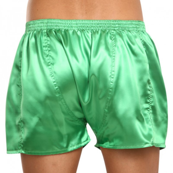 Boxershorts til mænd Styx klassisk gummi satin mørkegrøn (C689)