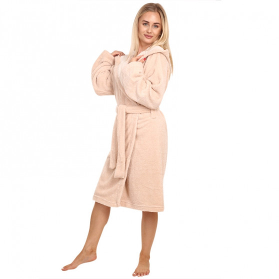 Badekåbe til kvinder Cocoon Secret beige (AK-3549)