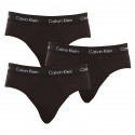 3PACK Trusser til mænd Calvin Klein sort (U2661G-XWB)