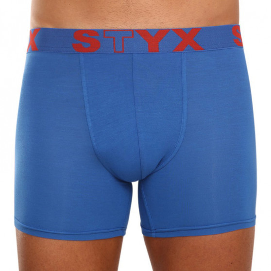 3PACK Boxershorts til mænd Styx lang sport gummi blå (U9676869)