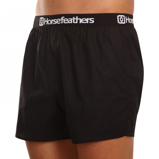 3PACK Boxershorts til mænd Horsefeathers Frazier sort (AM096A)