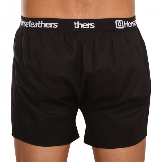 3PACK Boxershorts til mænd Horsefeathers Frazier sort (AM096A)