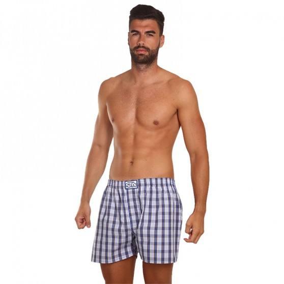 3PACK Boxershorts til mænd Styx classic elastic flerfarvet (A1020512)