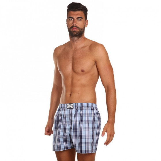 3PACK Boxershorts til mænd Styx classic elastic flerfarvet (A1040710)