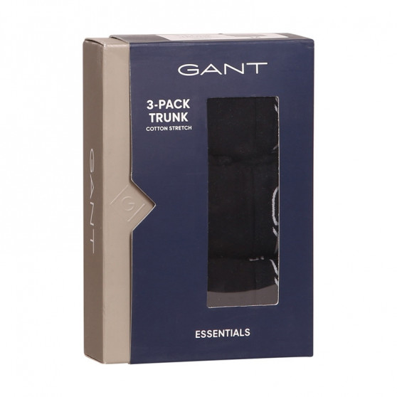 3PACK Boxershorts til mænd Gant sort (900003003-005)