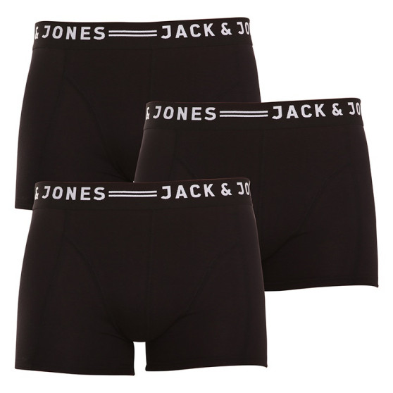 3PACK Boxershorts til mænd Jack and Jones sort (12081832 - black/black)