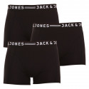 3PACK Boxershorts til mænd Jack and Jones sort (12081832 - black/black)