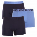 3PACK Boxershorts til mænd Levis blå (701203918 001)