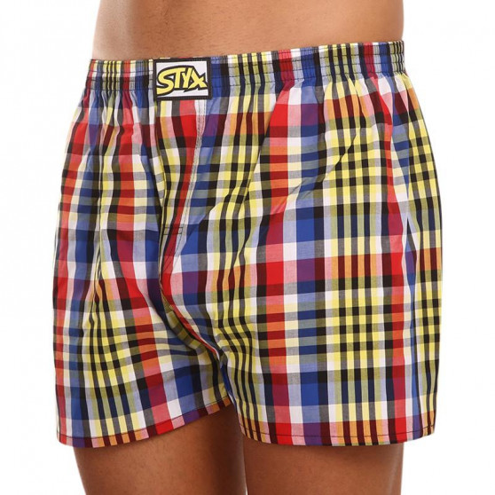 3PACK Boxershorts til mænd Styx classic elastic flerfarvet (A8333840)